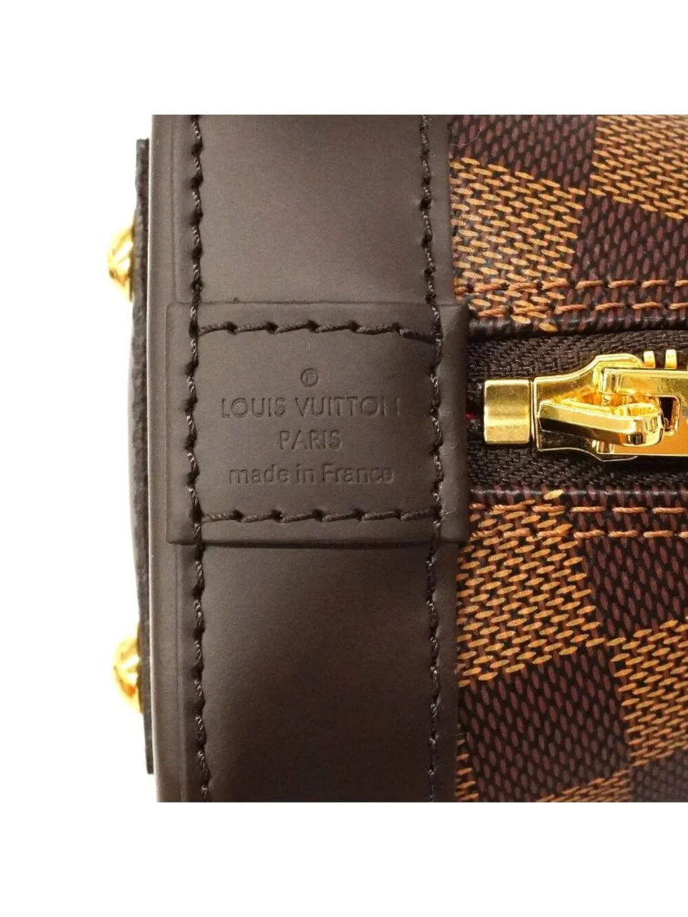 Louis Vuitton Handbag Damier Alma BB Ebene 2-Way